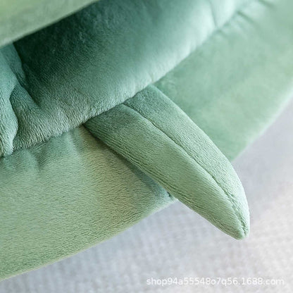 Green Turtle Shell Pillow