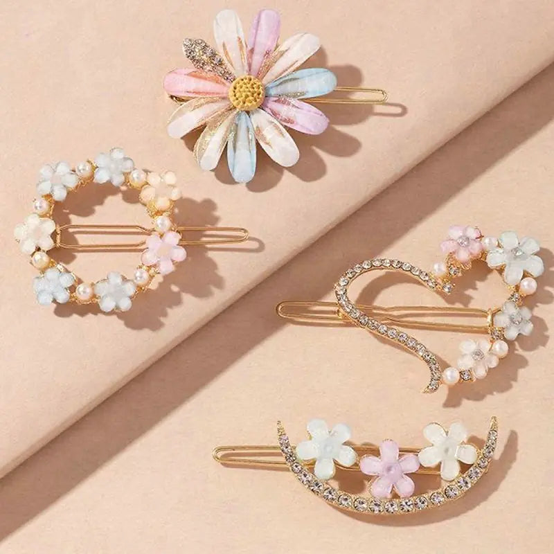 Rhinestone Fairy Hairpins